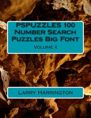 PSPUZZLES 100 Number Search Puzzles Big Font Volume 4