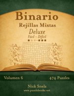 Binario Rejillas Mixtas Deluxe - De Facil a Dificil - Volumen 6 - 474 Puzzles