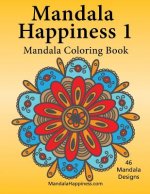 Mandala Happiness 1, Mandala Coloring Book