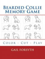 Bearded Collie Memory Game: Color - Cut - Play