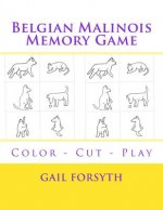 Belgian Malinois Memory Game: Color - Cut - Play