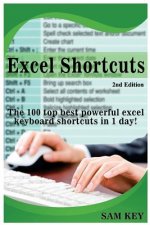 Excel Shortcuts: The 100 Top Best Powerful Excel Keyboard Shortcuts in 1 Day!