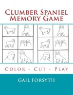 Clumber Spaniel Memory Game: Color - Cut - Play