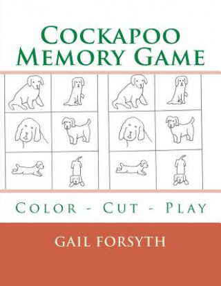 Cockapoo Memory Game: Color - Cut - Play