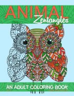 Animal Zentangles: An Adult Coloring Book