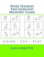 Wire Haired Dachshund Memory Game: Color - Cut - Play
