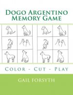 Dogo Argentino Memory Game: Color - Cut - Play