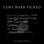 Greatest Women Poses with Cigarettes Galleria 50 Best 1940-2015: Postmodern Art of Smoking II 75 Years of Best Female Poses
