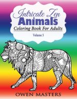 Intricate Zen Animals: Coloring Book For Adults