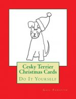 Cesky Terrier Christmas Cards: Do It Yourself