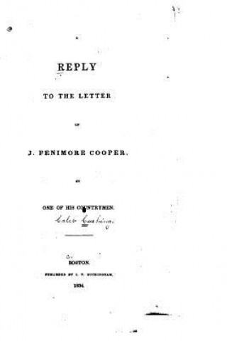 A Reply to the Letter of J. Fenimore Cooper