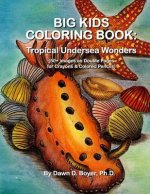Big Kids Coloring Book: Tropical Undersea Wonders: 50+ Images on Double-sided Pages for Crayons & Colored Pencils