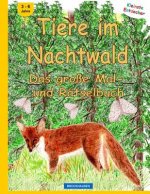 BROCKHAUSEN - Tiere im Nachtwald - Das große Mal- und Rätselbuch