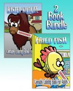 Cannabis Coloring Book For Adults: Wasted Wildlife & Fried Fish (2 Book Bundle)