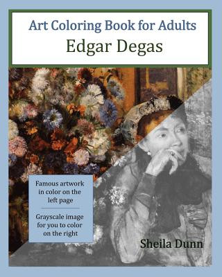 Art Coloring Book for Adults: Edgar Degas