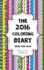 The 2016 Coloring Diary - Week per page