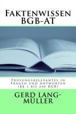Faktenwissen BGB-AT: Prüfungsrelevantes in Fragen und Antworten (§§ 1 bis 240 BGB)