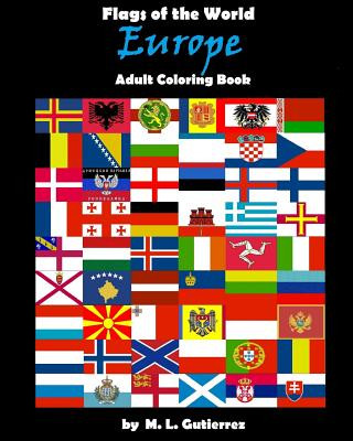 Flags of the World Series (Europe), adult coloring book