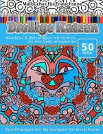 Malbucher fur Erwachsene Drollige Katzen: Mandalas & Malvorlagen mit Formen, die den Geist entspannen