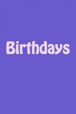 Birthdays