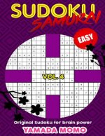 Sudoku Samurai Easy: Original Sudoku For Brain Power Vol. 4: Include 100 Puzzles Sudoku Samurai Easy Level