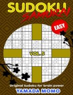 Sudoku Samurai Easy: Original Sudoku For Brain Power Vol. 5: Include 100 Puzzles Sudoku Samurai Easy Level