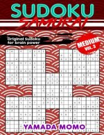 Sudoku Samurai Medium: Original Sudoku For Brain Power Vol. 3: Include 100 Puzzles Sudoku Samurai Medium Level