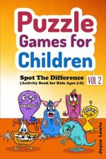 Puzzle Games for Children Vol. 2: Spot the Difference (Activity Book for Kids Ages 3-8)