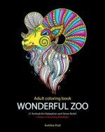 Adult Coloring Book: Wonderful Zoo
