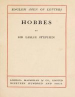 Hobbes (1904) by Leslie Stephen