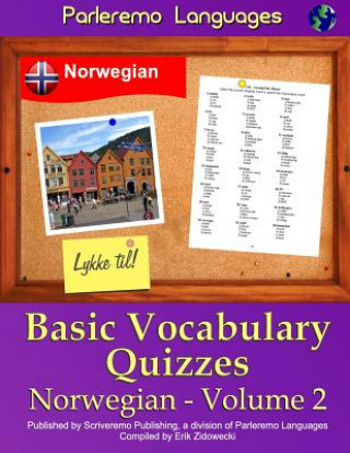 Parleremo Languages Basic Vocabulary Quizzes Norwegian - Volume 2