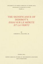 Significance of Diderot's Essai sur le mA (c)rite et la vertu