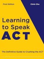 Learning to Speak ACT