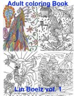 Adult Coloring book Chicken