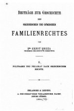 Beiträge zur Geschichte des griechischen und römischen Familienrechtes