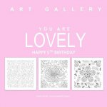 Lovely Happy 5th Birthday: Adult Coloring Books Birthday in all Departments; 5th Birthday Gifts in all D; 5th Birthday Gifts for Girl in all D; 5