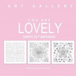 Lovely Happy 22nd Birthday: Adult Coloring Books Birthday in all D; 22nd Birthday Gifts for Women in al; 22nd Birthday Party Supplies in al; 22nd