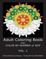 Adult Coloring Book with COLOR BY NUMBER or NOT