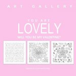 You Are Lovely Will You Be My Valentine?: Adult Coloring Book of Love; Love Books in all Departme; Love Coupons in al; Adult Coloring Book Sets in al;