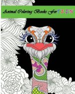 Animal Coloring Books For Teens: Stress Relieving Animal Designs