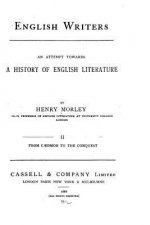 English Writers, an Attempt Towards a History of English Literature