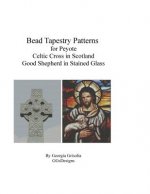 Bead Tapestry Patterns for Peyote Celtic Cross and Good Shepherd stained