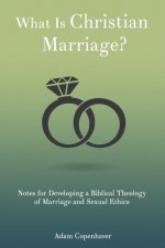 What Is Christian Marriage?: Notes for Developing a Biblical Theology of Marriage and Sexual Ethics
