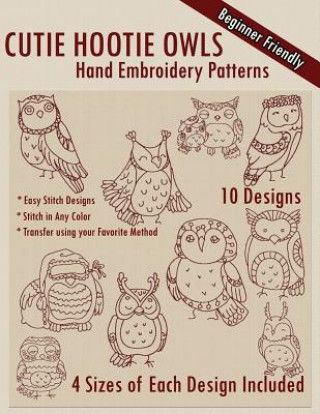 Cutie Hootie Owls Hand Embroidery Patterns