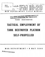 FM 18-20 Tank Destroyer, Tactical Employment Of Tank Destroyer Platoon, Self-pro