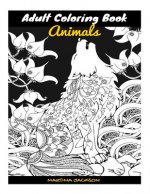 Adult Coloring Book - A Variety Of Animals