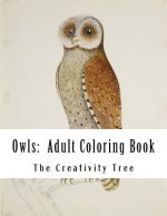 Owls: Adult Coloring Book