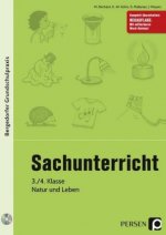 Sachunterricht - 3./4. Klasse, Natur und Leben, m. 1 CD-ROM