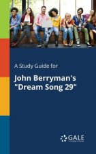Study Guide for John Berryman's Dream Song 29