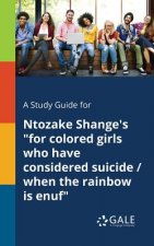 Study Guide for Ntozake Shange's for Colored Girls Who Have Considered Suicide / When the Rainbow is Enuf